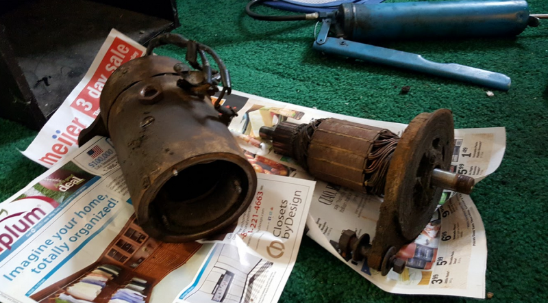 The Generator innards, mid-refresh